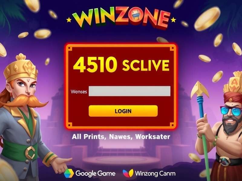 WinZO लॉग इन इंटरफेस स्क्रीनशॉट