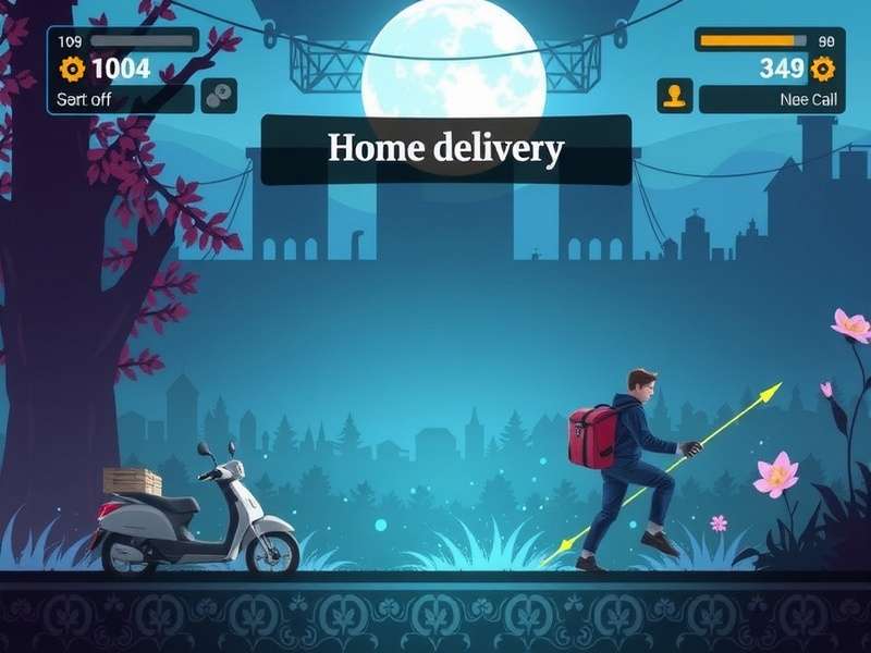 Illustration showing a WinZO player receiving a gift box at home