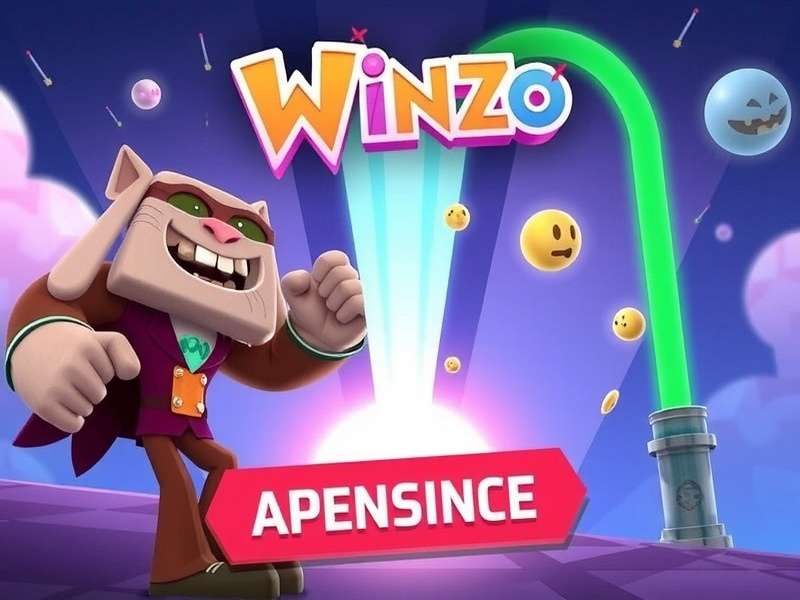 WinZO App interface showing coin balance and games