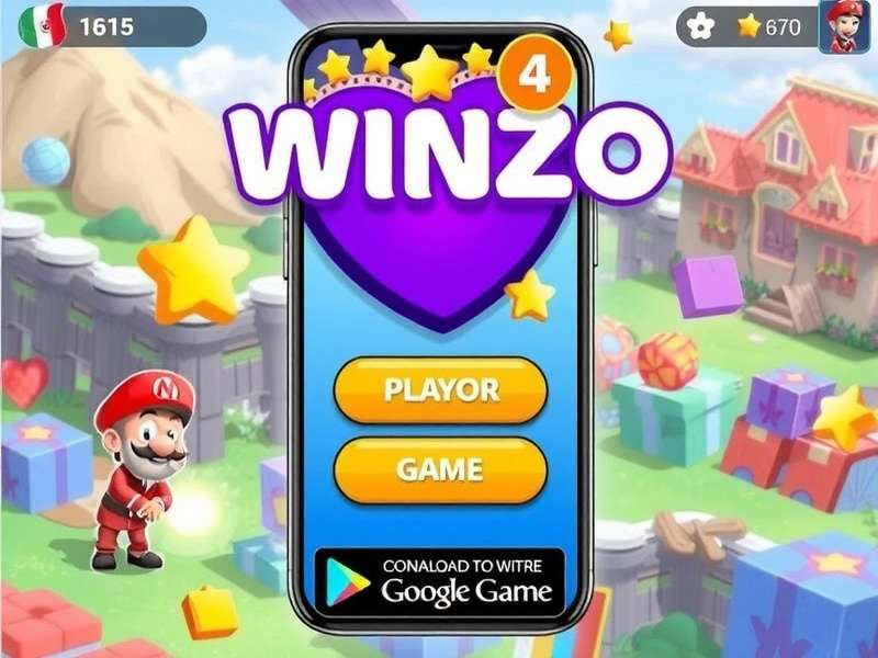 Winzo App Download Interface on Mobile Devices