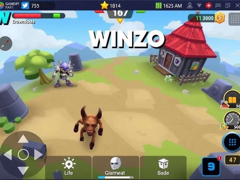 WinZO App Download Error Screen Showing Troubleshooting Steps