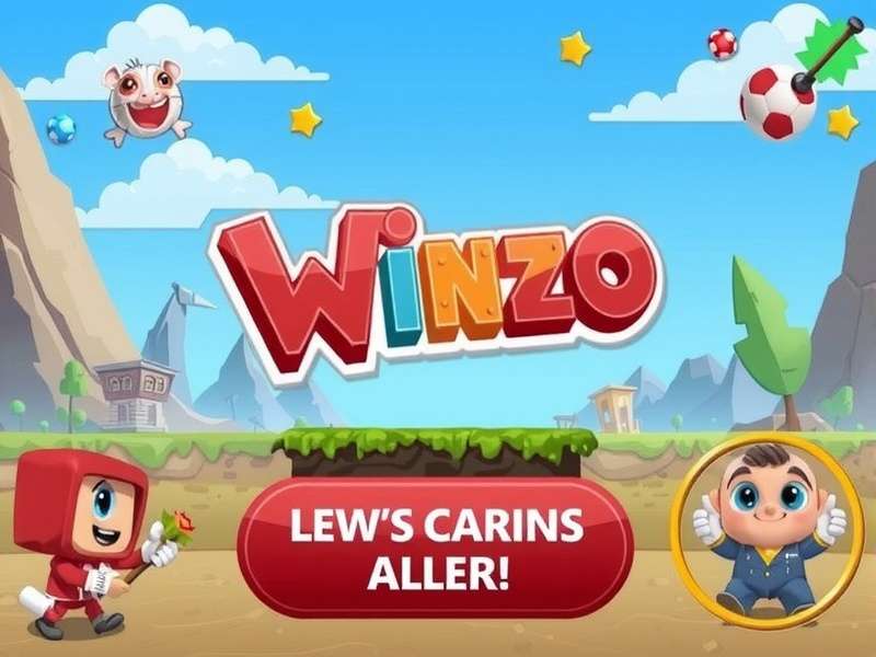 Screenshot of WinZO app interface showing game categories and rewards