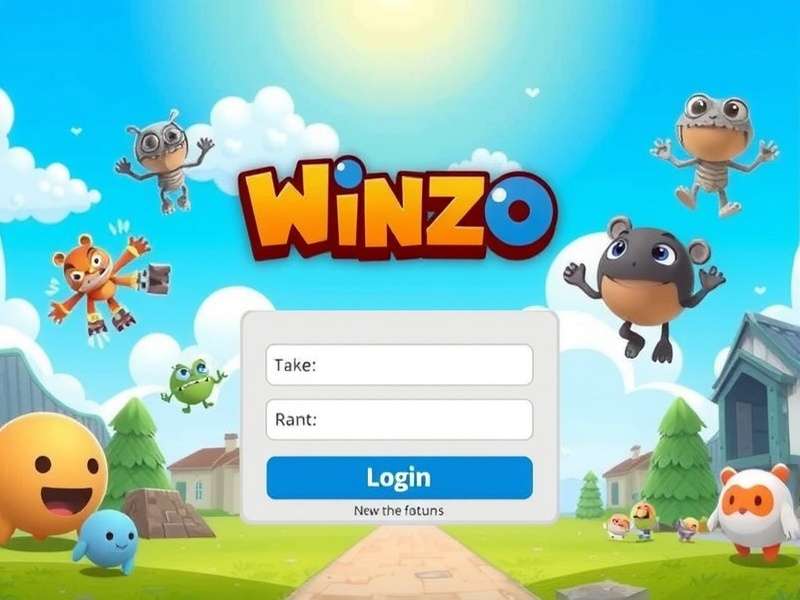 WinZO App Login Screen on Mobile