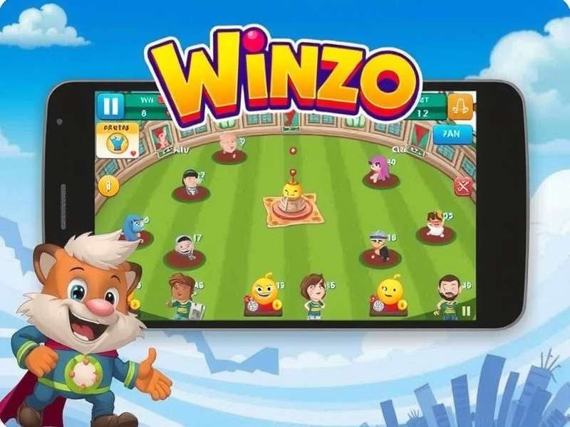 Winzo App Interface on Mobile Phone in Pakistan