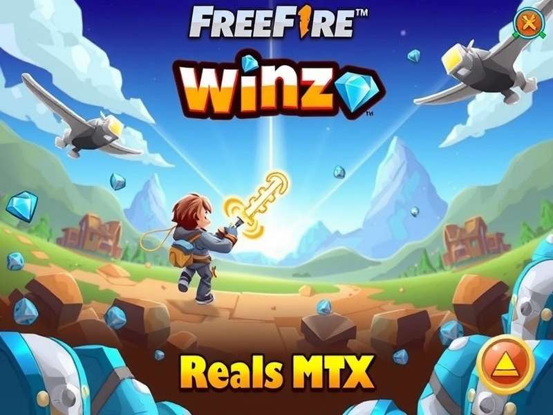 Gamer using smartphone with WinZO and Free Fire apps visible