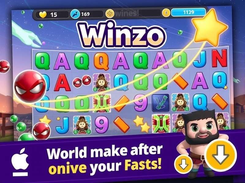 Screenshot of the new WinZO App interface for 2025 showing games and wallet