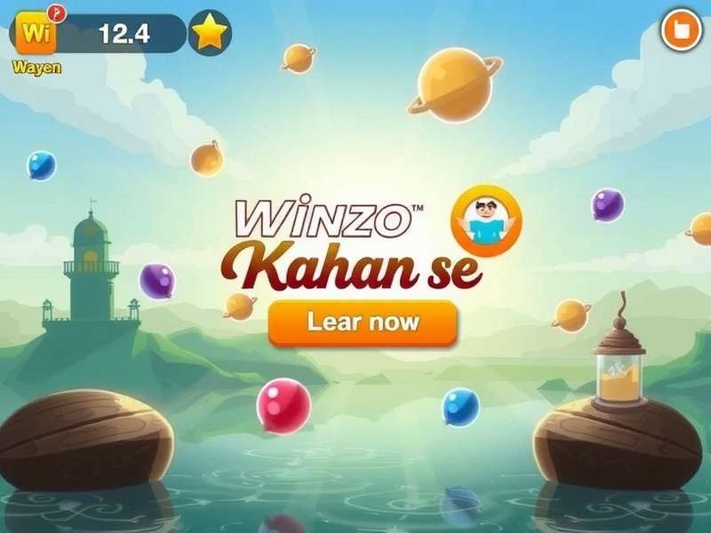 Winzo App Download Interface on Smartphone showing game lobby