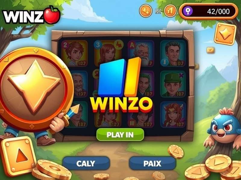 WinZO App Interface on Mobile Phone showing game selection