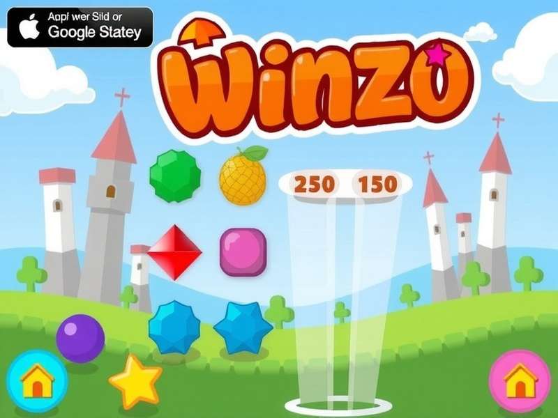 WinZO app on iPhone screen with colorful game icons