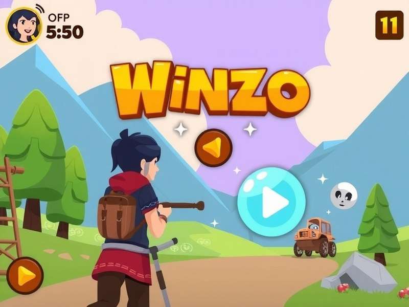 WinZO Game App Interface showing fantasy games, cash prizes and download button for Indian players
