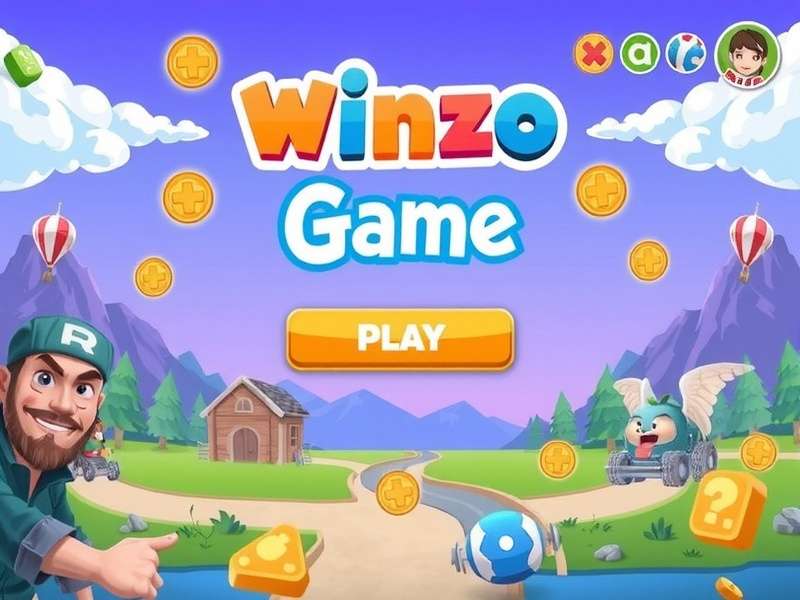 Winzo Game App interface showing multiple games and rewards dashboard