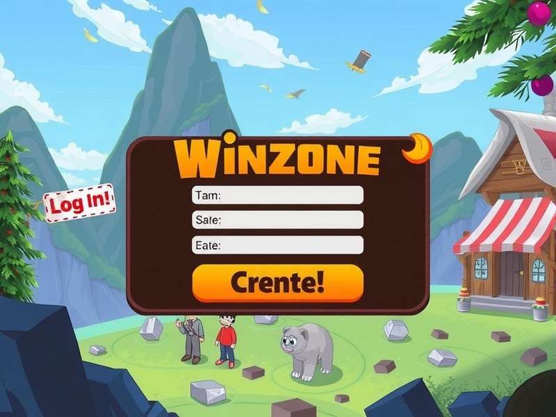 Winzone Log In portal dashboard showing WinZO fantasy gaming interface
