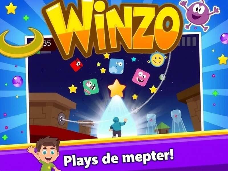 WinZO App running on a PC laptop with gaming interface and dashboard